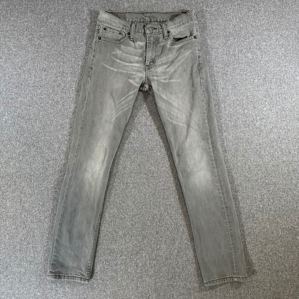 Levi's Jeans Mens 30x32 511 Slim Fit Grey Denim Pants 04511-1244